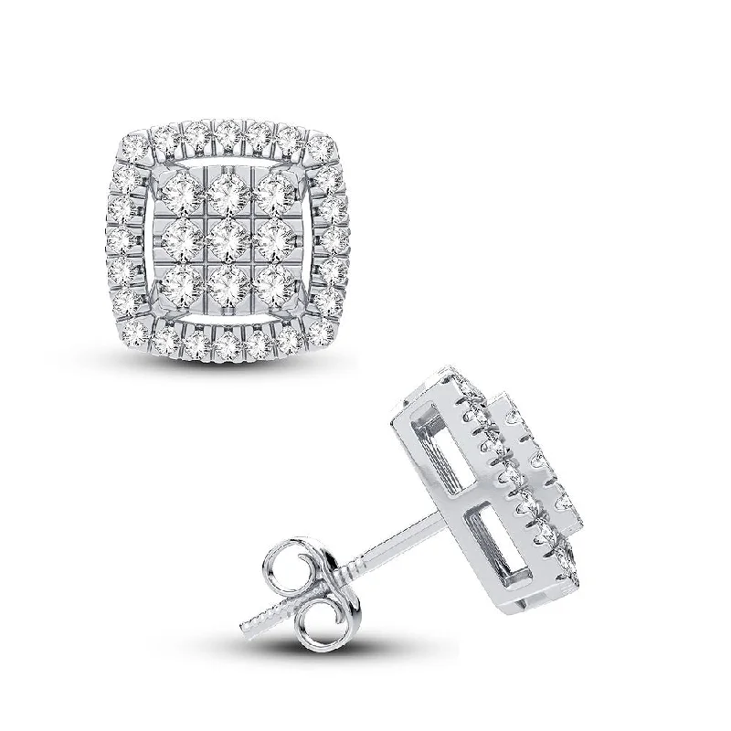 Hoop earrings with open designs for a modern, lighthearted vibe-14K 0.50CT Diamond Earring