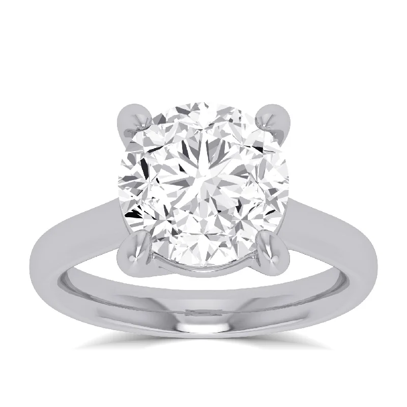 14K 4.00CT  Lab Grown Diamond Ring