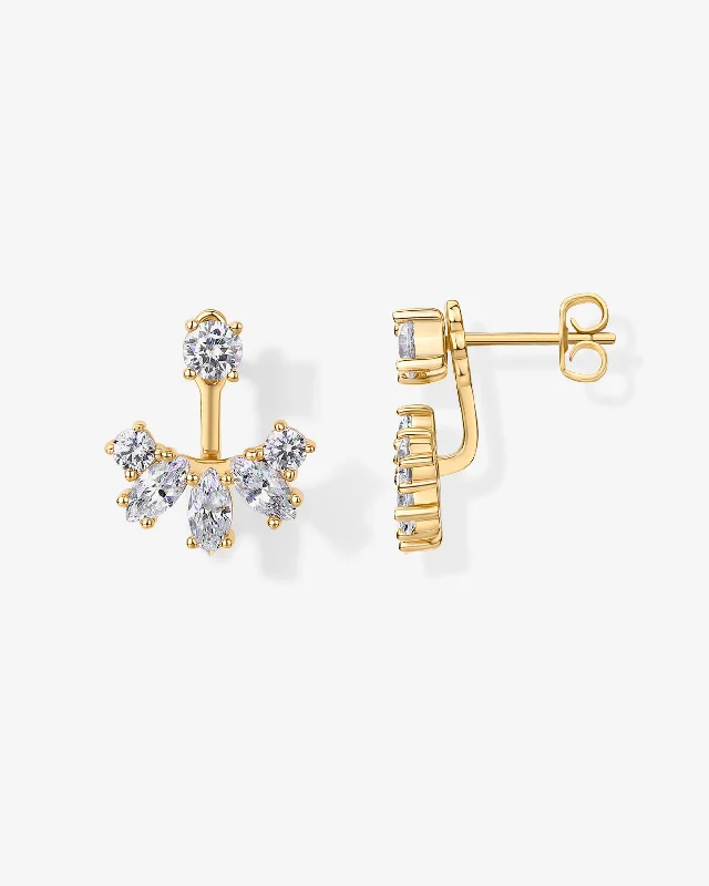 Best hoop earrings with vintage-style detailing for a nostalgic and timeless look-Cluster Earring Jacket