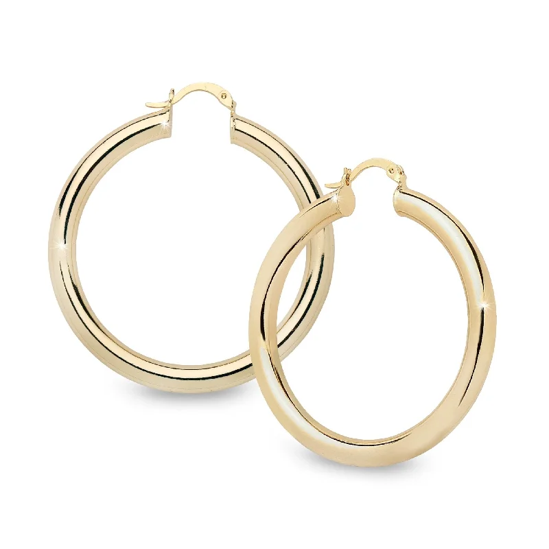 Best hoop earrings with twisted rope designs for a nautical-inspired style-Selena Hoop 2 "