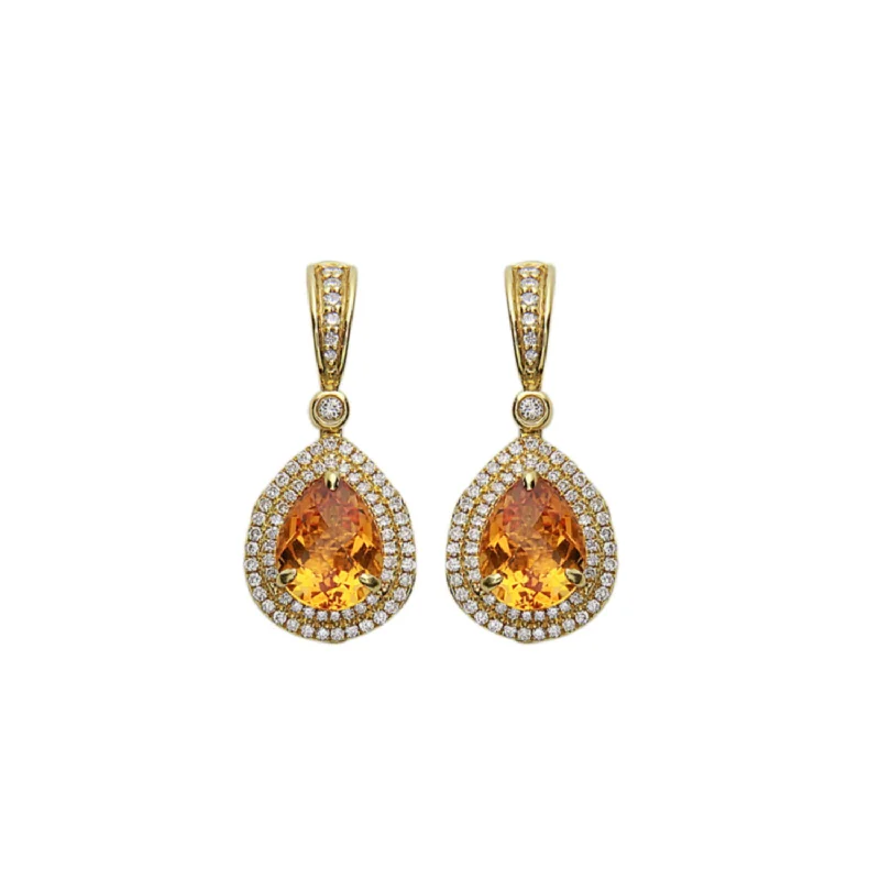 Citrine and Yellow Gold