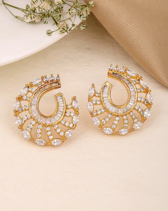 Best hoop earrings with custom designs for a personalized, unique accessory-Glimpse Mini Cz Studs