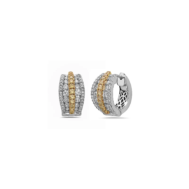 Small hoop earrings for a delicate and understated everyday wear-KRYPELL COLLECTION HUGGIE EARRINGS