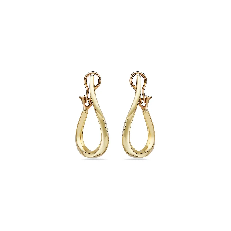 Best hoop earrings with enamel details for a colorful and modern look-Signature Swirl Earring