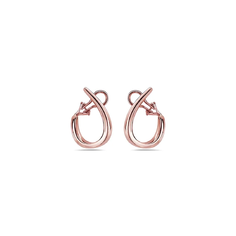 Best hoop earrings with butterfly motifs for a playful and whimsical appearance-SIGNATURE TWISTED LARGE HOOP EARRING