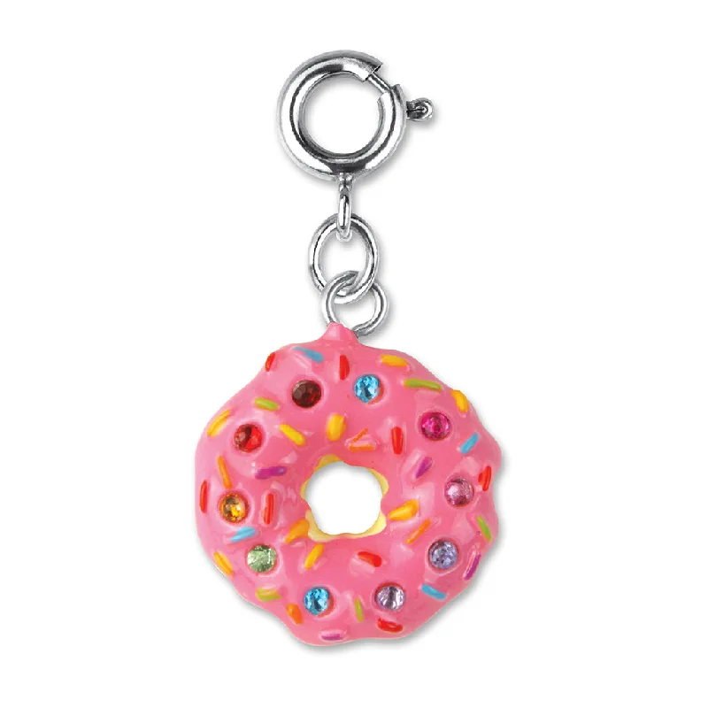 Necklaces and pendants with leaf-shaped designs for an earthy, organic feel-Charm It! - Donut Charm