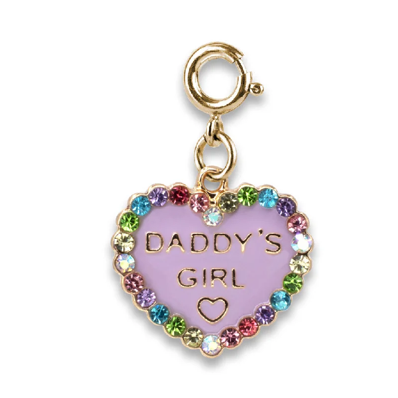 Best necklaces and pendants with matching rings for a coordinated jewelry set-Charm It! - Gold Daddy's Girl