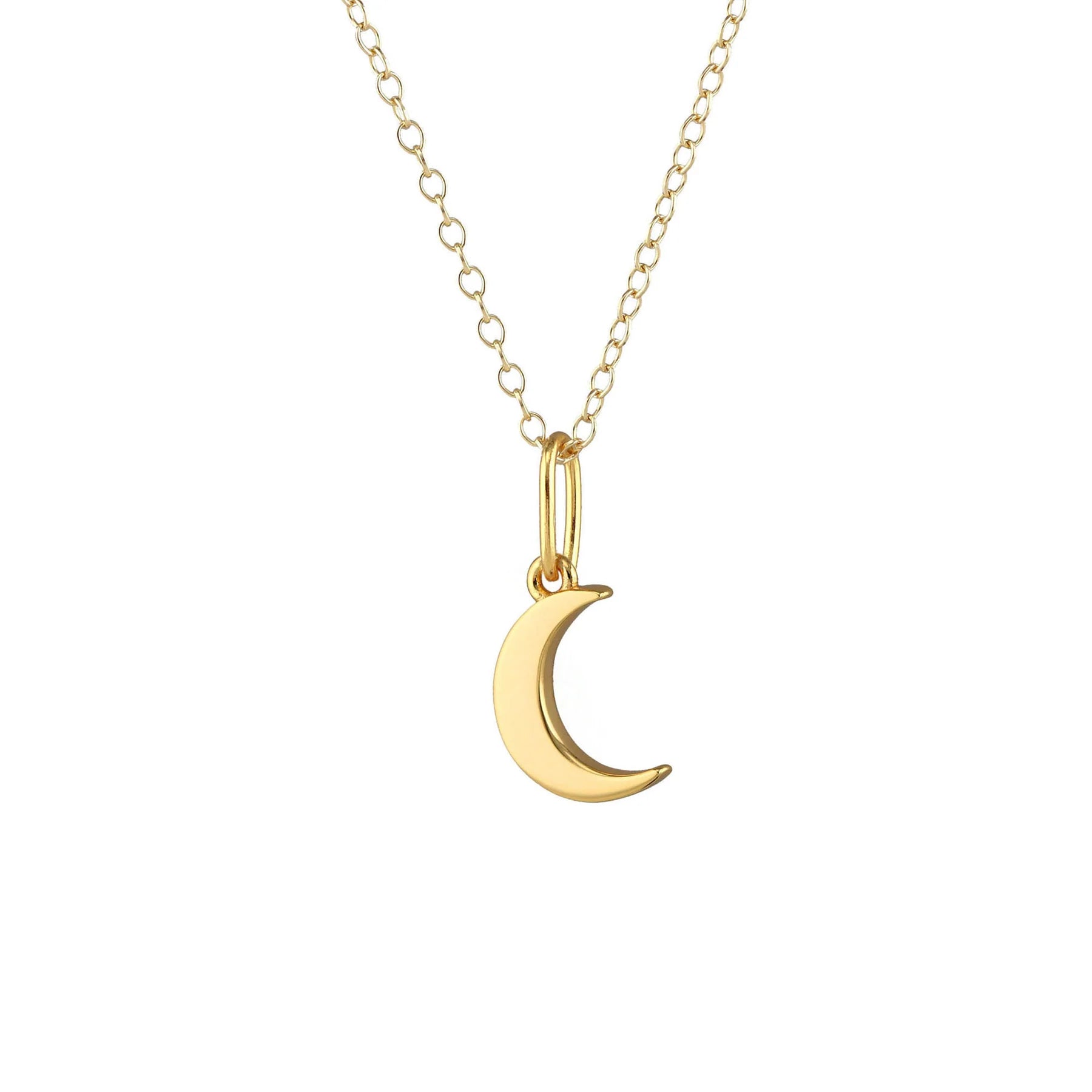 Stunning necklaces and pendants with birthstone pendants for a personal touch-Crescent Moon Charm Necklace