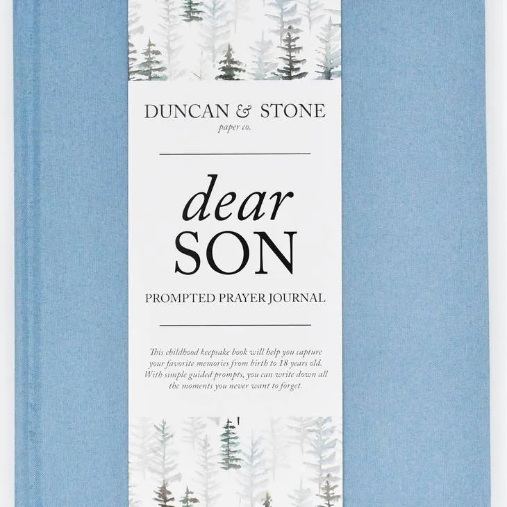 Best necklaces and pendants with sterling silver for an affordable yet stylish choice-Duncan & Stone - Dear Son Prayer Journal