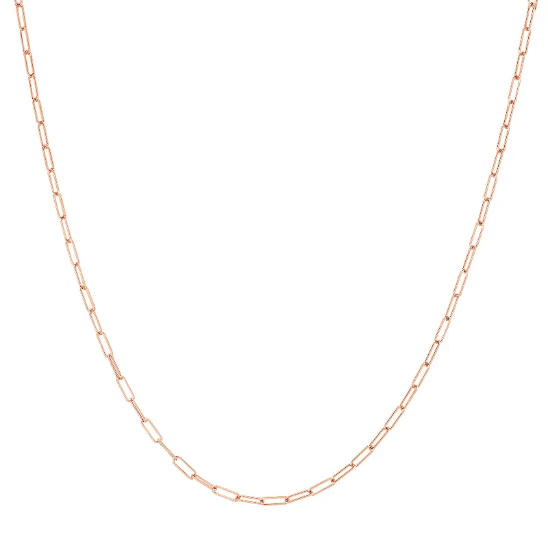 Best necklaces and pendants with cubic zirconia for a budget-friendly dazzling effect-Mini Lola Chain Necklace - Rose Gold