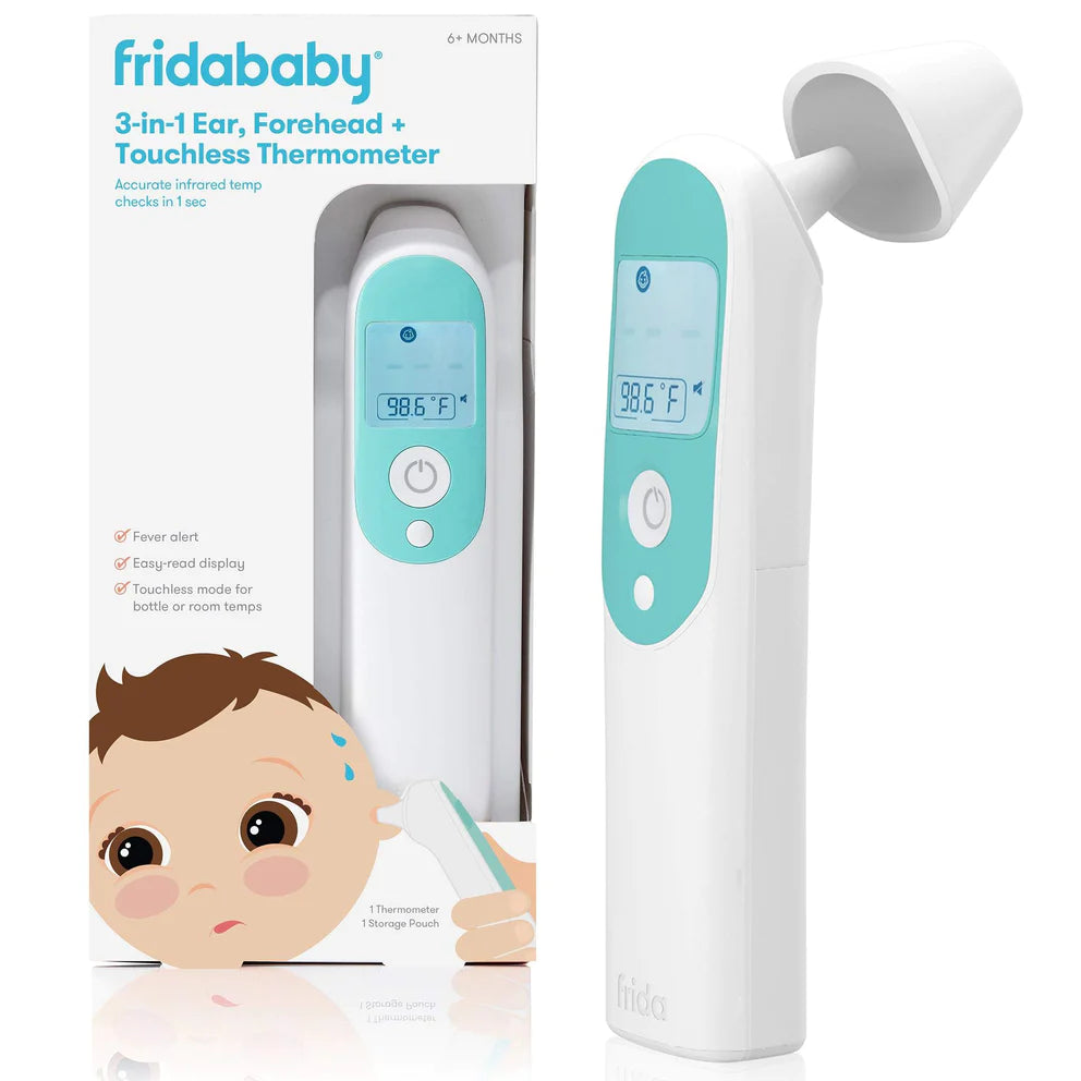 Stylish necklaces and pendants with diamonds for a glamorous and elegant look-Frida Baby 3-in-1 Thermometer