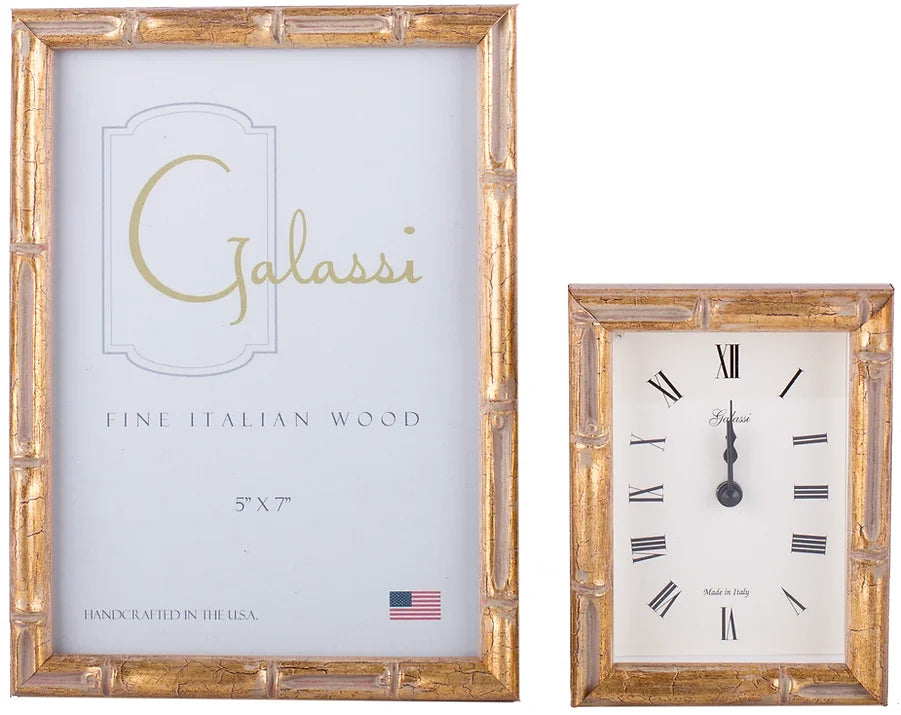 Beautiful necklaces and pendants with butterfly motifs for a whimsical style-Galassi | Gold Bamboo 5x7 Picture Frame