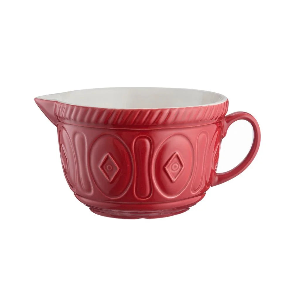 Best necklaces and pendants with intertwined designs for a symbol of unity-Mason Cash Red 2 Litre Batter Bowl