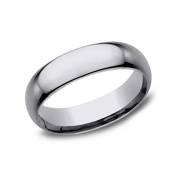 Necklaces and pendants with ocean-inspired designs for a refreshing, beachy feel-Tungsten Comfort-Fit Design Wedding Band