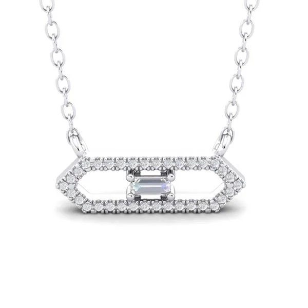 Best necklaces and pendants with heart-shaped designs for a romantic look-Diamond Necklace