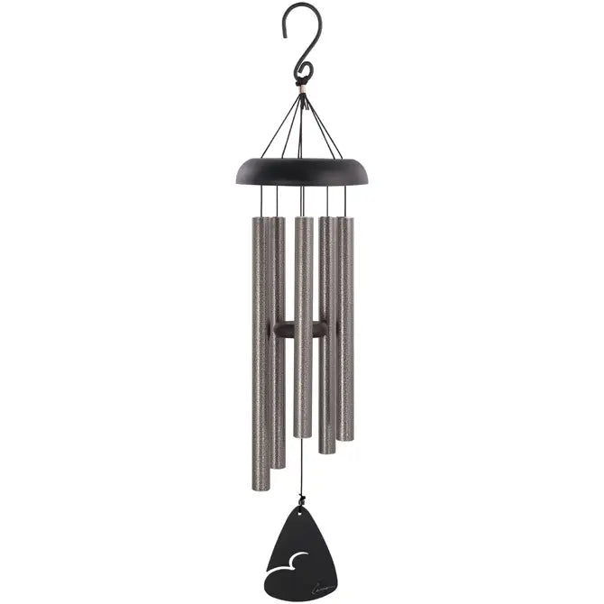 Stylish necklaces and pendants with diamonds for a glamorous and elegant look-Pewter Fleck 30" Signature Series Chime