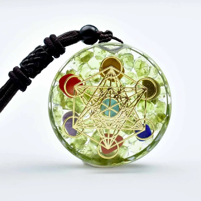 Beautiful necklaces and pendants with moon and star charms for a dreamy effect-Sacred Love Forest Orgone Necklace